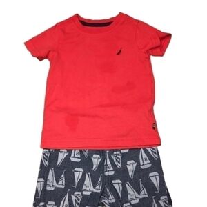 Nautica short sleeve shirt and shorts